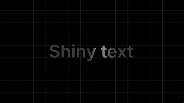 Shiny Text