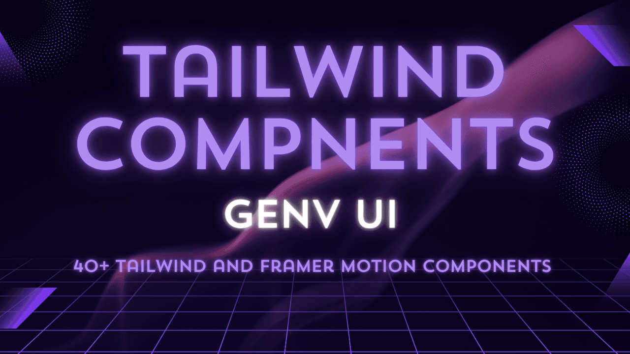 Stunning UI Components made with Tailwind CSS and Motion Components