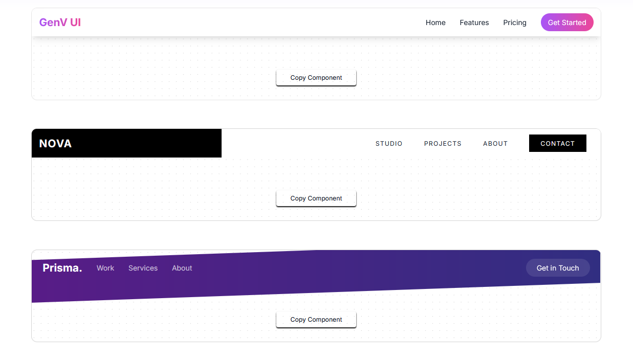 Tailwind CSS Navbars for Developers & Designers | GenV Websters